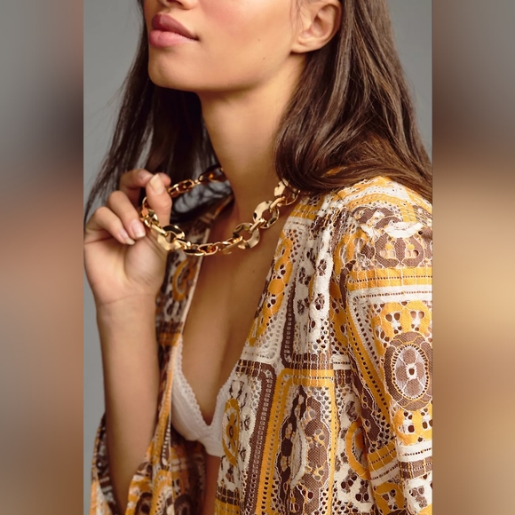 NWT ANTHRO | Crochet Tunic - Picture 4 of 4